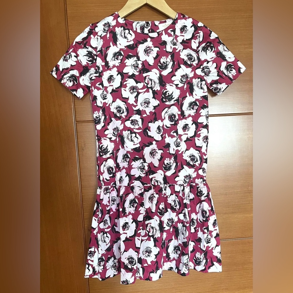 2 Kate Spade New York Dresses Girls 12Y Red and White Flower Design And Lipstick